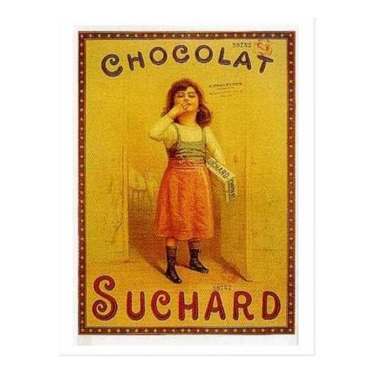 Chocolate Suchard Vintage Ad Postcard
