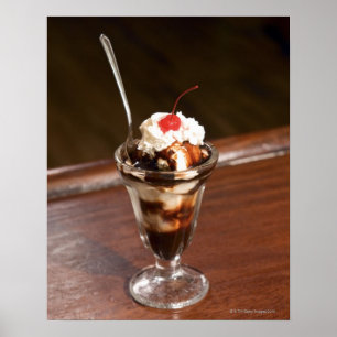 Chocolate sundae poster