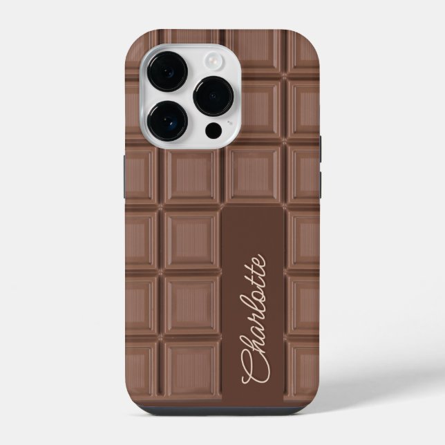 Chocolate Sweets Choco Cacao iPhone Case (Back)