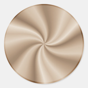 chocolate swirl classic round sticker