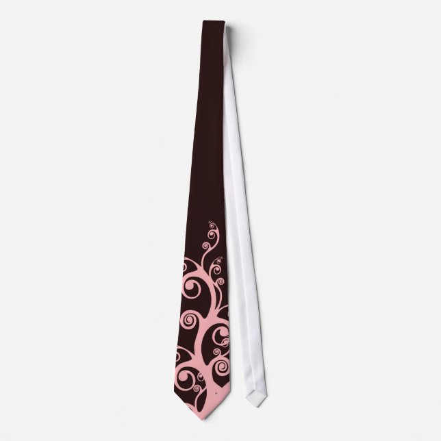 Chocolate Swirls Tie (Front)