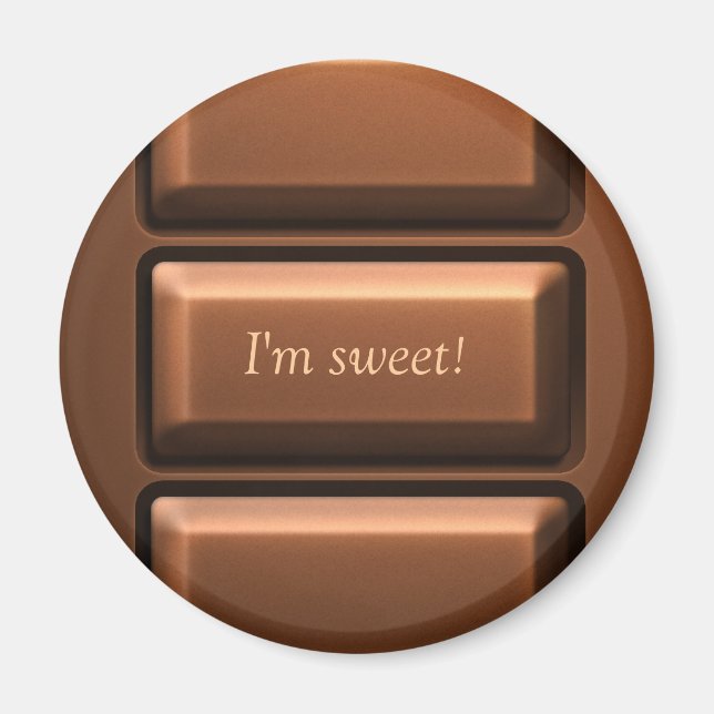Chocolate Tablet Magnet (Front)