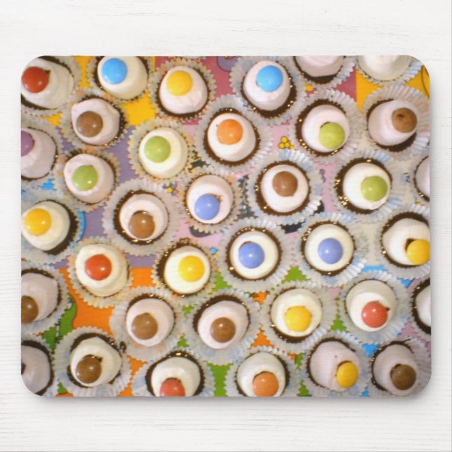 Chocolate top hats mouse pad (Front)