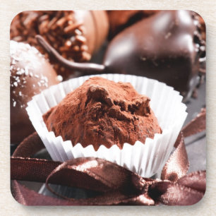 Chocolate truffles coaster