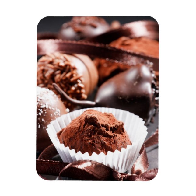 Chocolate truffles magnet (Vertical)