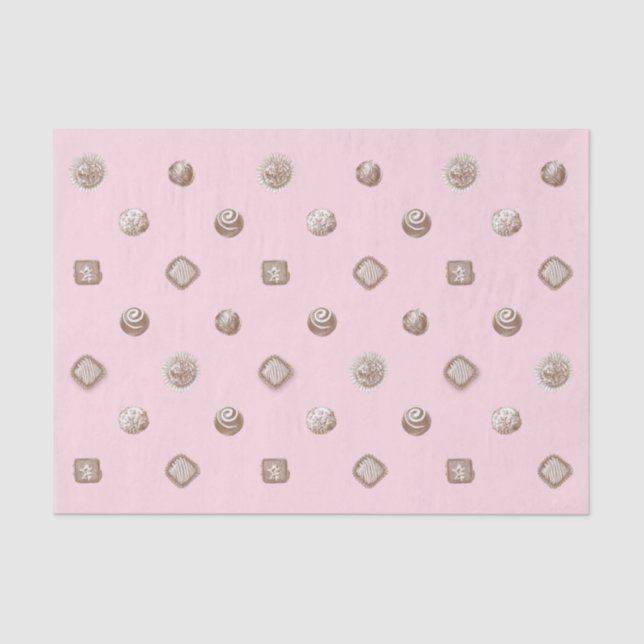 Chocolate Truffles Tissue Paper (Front)