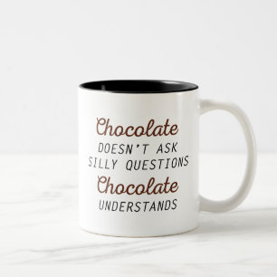 Chocolate Understands Two-Tone Coffee Mug