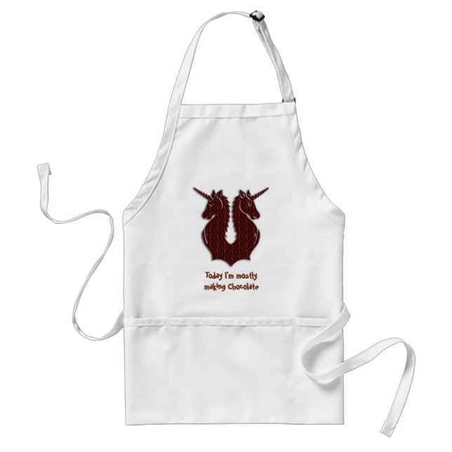 Chocolate Unicorns apron (Front)