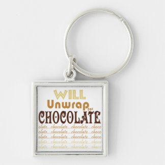 Chocolate Unwrap Key Ring