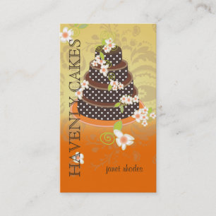 Chocolate Wedding Cake/Bakery/pâtisserie Business Card
