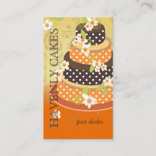 Chocolate Wedding Cake/Bakery/pâtisserie Business Card