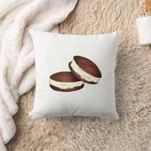 Chocolate Whoopie Pie PA Dutch Dessert Foodie Cushion