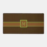 Chocolate with Lime Pinstripes