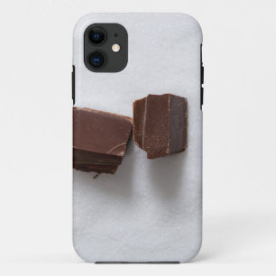 Chocolate with sugar as a background iPhone 11 case