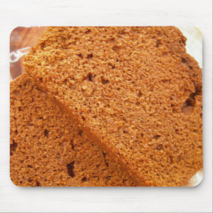 Chocolate zucchini bread mouse pad