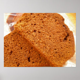 Chocolate zucchini bread poster