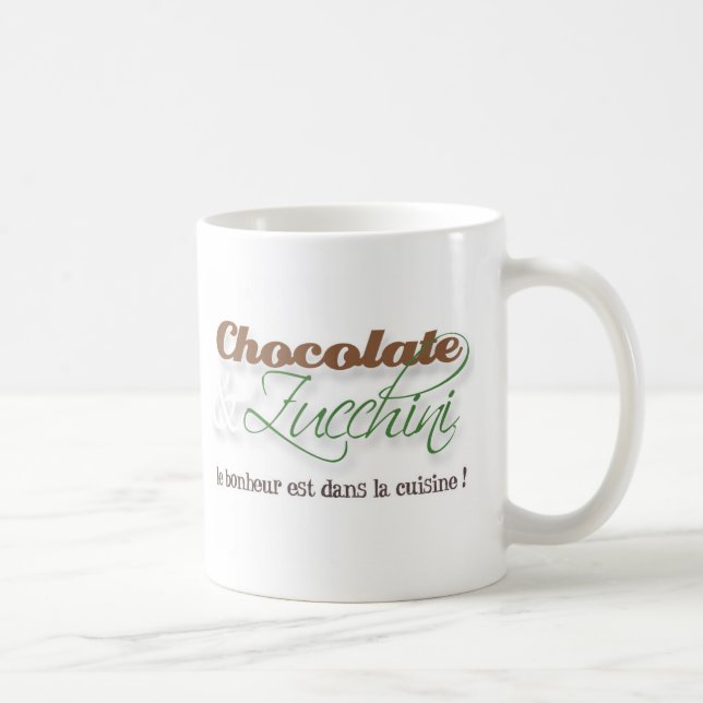 Chocolate & Zucchini Mug (Right)