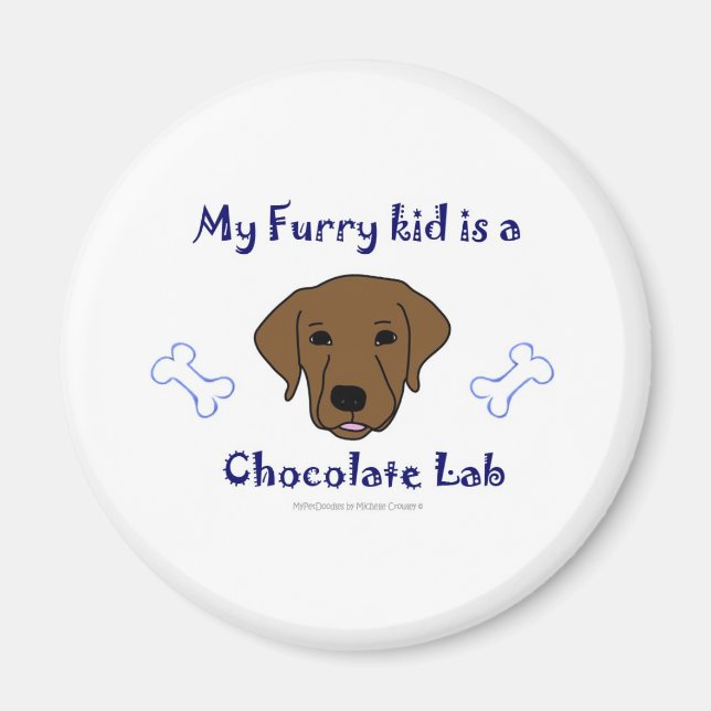 ChocolateLab Magnet (Front)