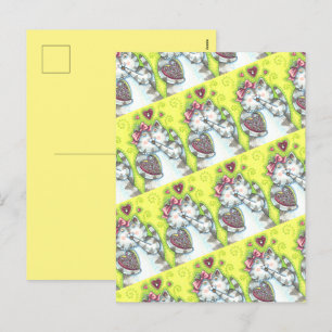 CHOCOLATES FROM KITTEN'S SECRET ADMIRER, VALENTINE HOLIDAY POSTCARD