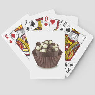 Chocolates in a Chocolate Cup Playing Cards