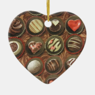 Chocolates & Truffles Ceramic Ornament