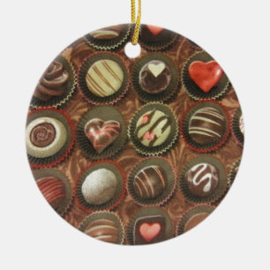 Chocolates & Truffles Ceramic Tree Decoration