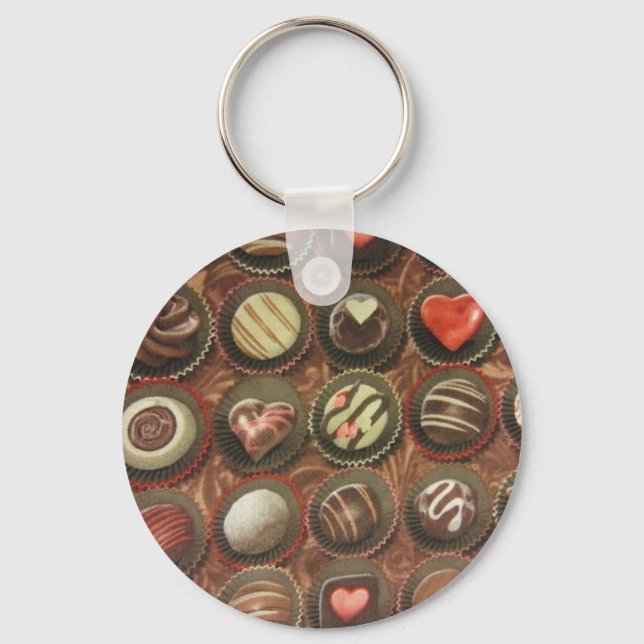 Chocolates & Truffles Key Ring (Front)