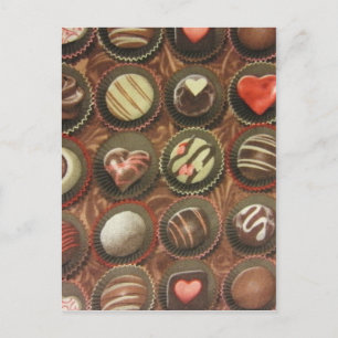 Chocolates & Truffles Postcard