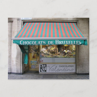 Chocolatier, Brussels, Belgium Postcard