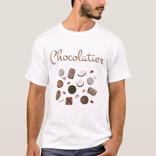 Chocolatier Chocolate Candies T-Shirt (Front)