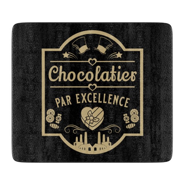 Chocolatier Maker Cutting Board (Front)