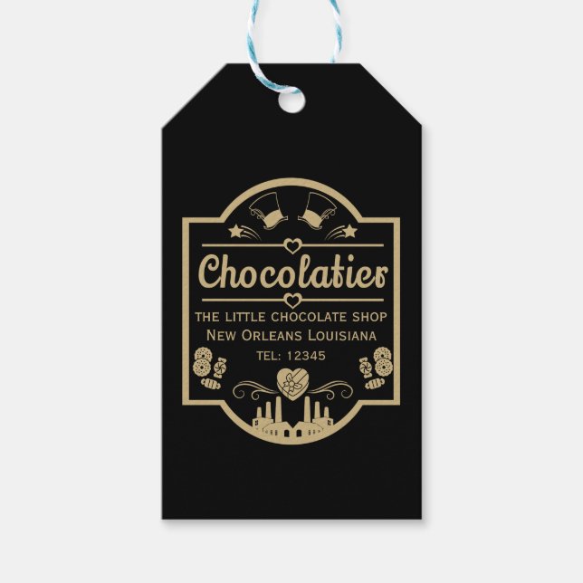 Chocolatier Maker Gift Tags (Front)