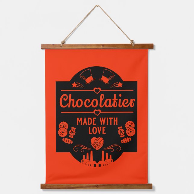 Chocolatier Maker Hanging Tapestry (Front)