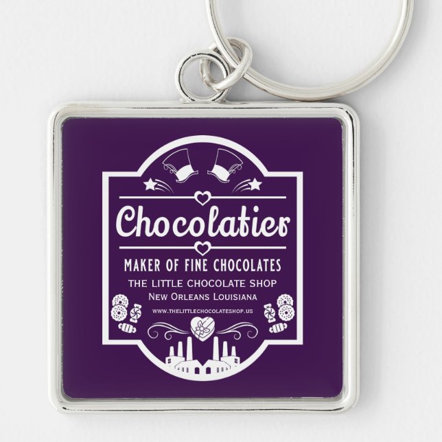 Chocolatier Maker Key Ring (Front)