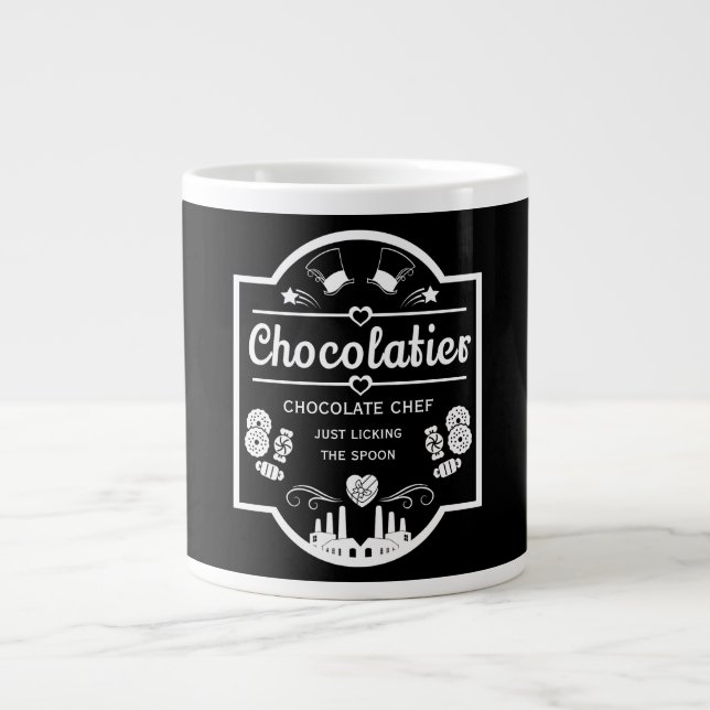 Chocolatier Maker Large Coffee Mug (Front)