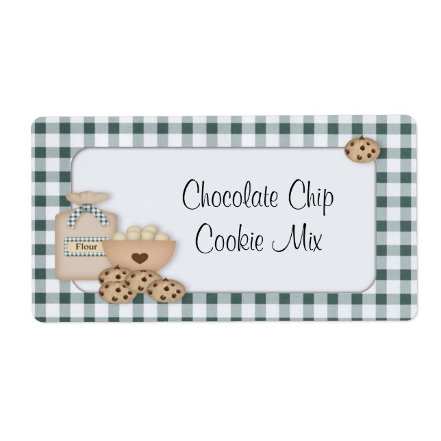 Chocoloate Chip Cookie Label (Front)