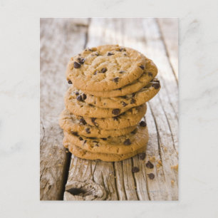 chocolte chip cookies 2 postcard