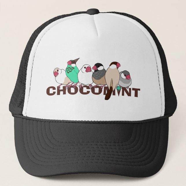 Chocomint Bird Trucker Hat (Front)