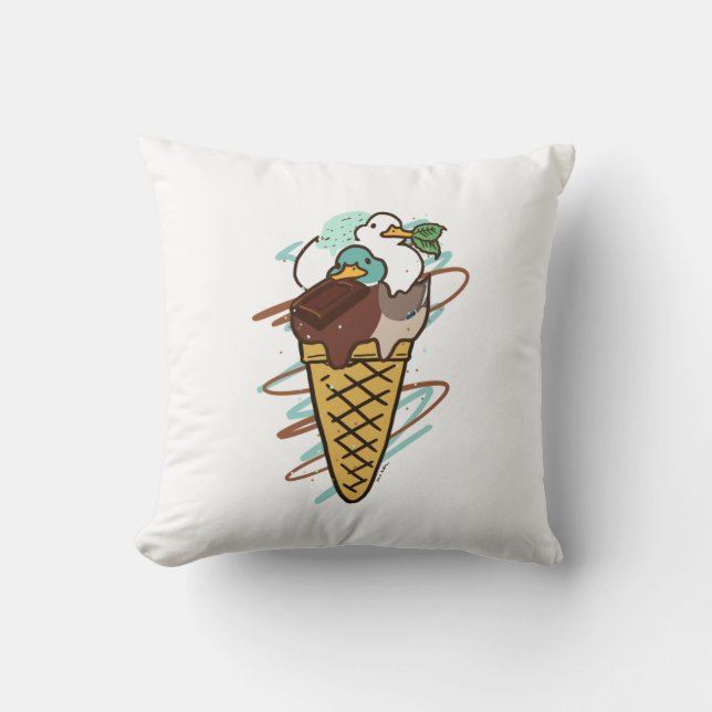 Chocomint Hill Cushion (Front)