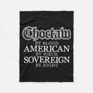 Choctaw Native American Indian Fleece Blanket