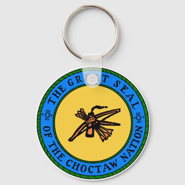 Choctaw Seal Key Ring (Front)