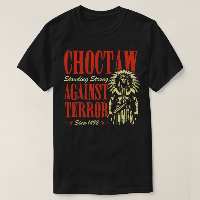 Choctaw Tribe Indigenous Pride T-Shirt (Design Front)
