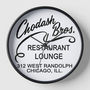 Chodash Bros. Restaurant, Chicago, Illinois Clock