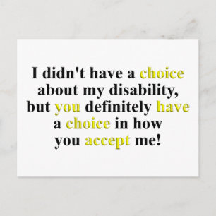 Choice Postcard