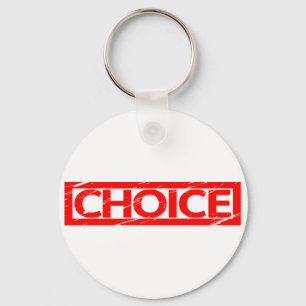 Choice Stamp Key Ring