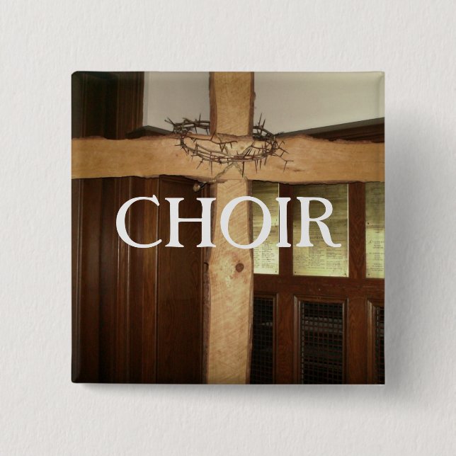 CHOIR 15 CM SQUARE BADGE (Front)