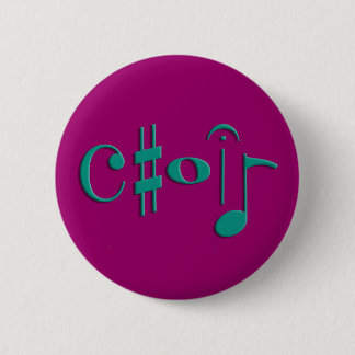 choir 6 cm round badge