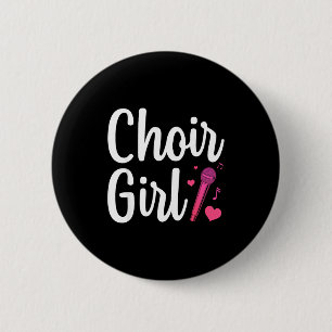 Choir Art For Girls Women Choir Singing Chorus Sho 6 Cm Round Badge