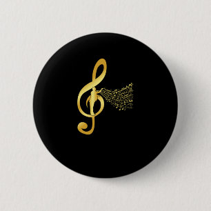 Choir Conductor Clef Notes Choral Music Chorus Gif 6 Cm Round Badge