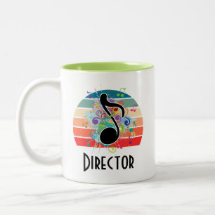Choir Director Band Director Gift Two-Tone Coffee Mug